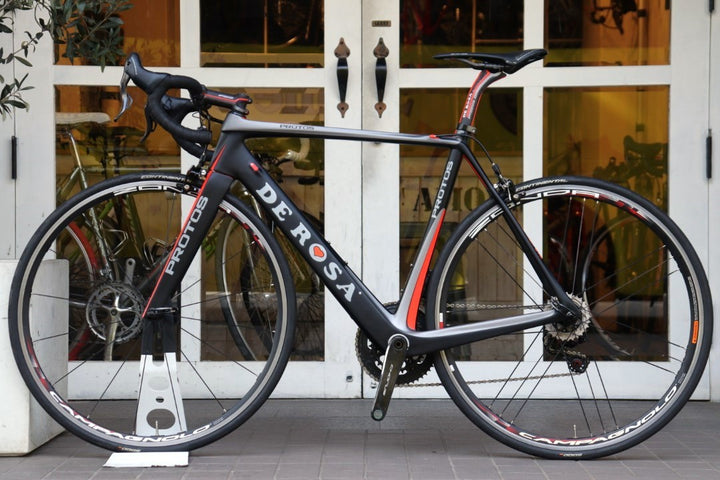 デローザ DE ROSA プロトス PROTOS 2013モデル 52.5サイズ カンパ スーパーレコード EPS 12S カーボン ロードバイク ZONDA 【横浜店】