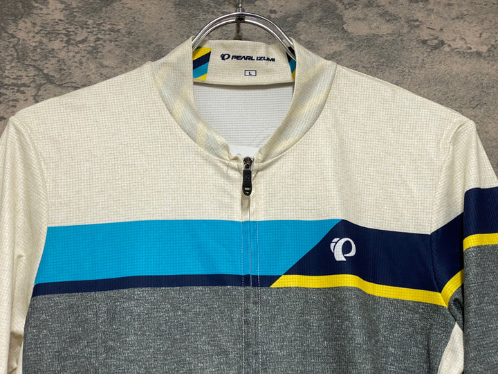 JO347 パールイズミ PEARL iZUMi 半袖 サイクルジャージ 総柄 L