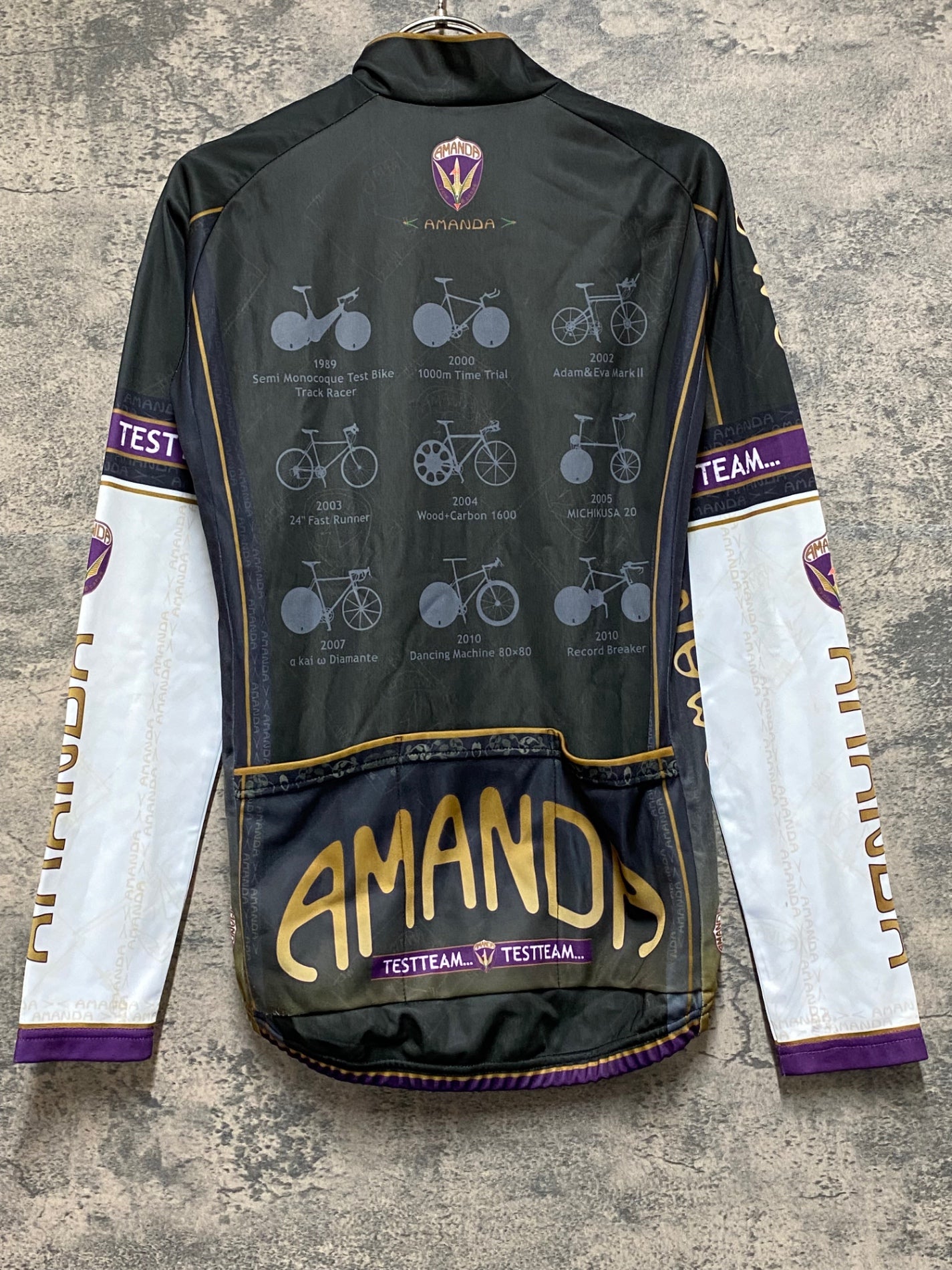 JS157 パンダーニ PANDANI AMANDA 長袖 サイクルジャージ グレー