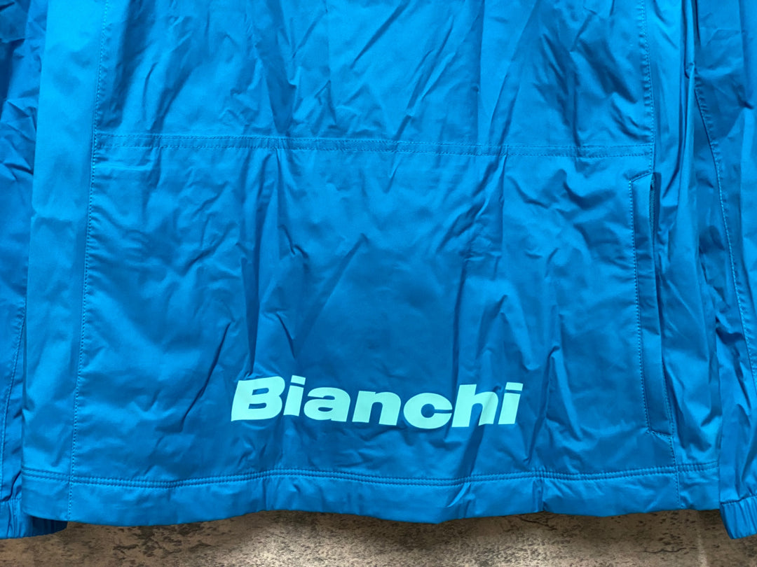 JN257 ビアンキ BIANCHI 長袖 サイクルジャケット 防水 チェレステカラー Ｓ