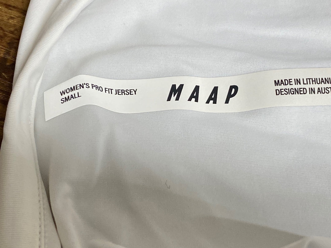 KA446 マープ MAAP WOMEN'S PRO FIT JERSEY 半袖 サイクルジャージ 白 レディース S