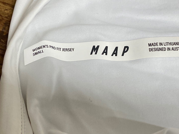 KA446 マープ MAAP WOMEN'S PRO FIT JERSEY 半袖 サイクルジャージ 白 レディース S
