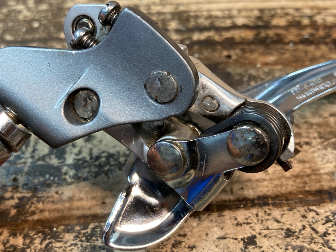 JH707 シマノ SHIMANO 600 2x7 前後ディレイラーセット ※劣化、傷大のためジャンク