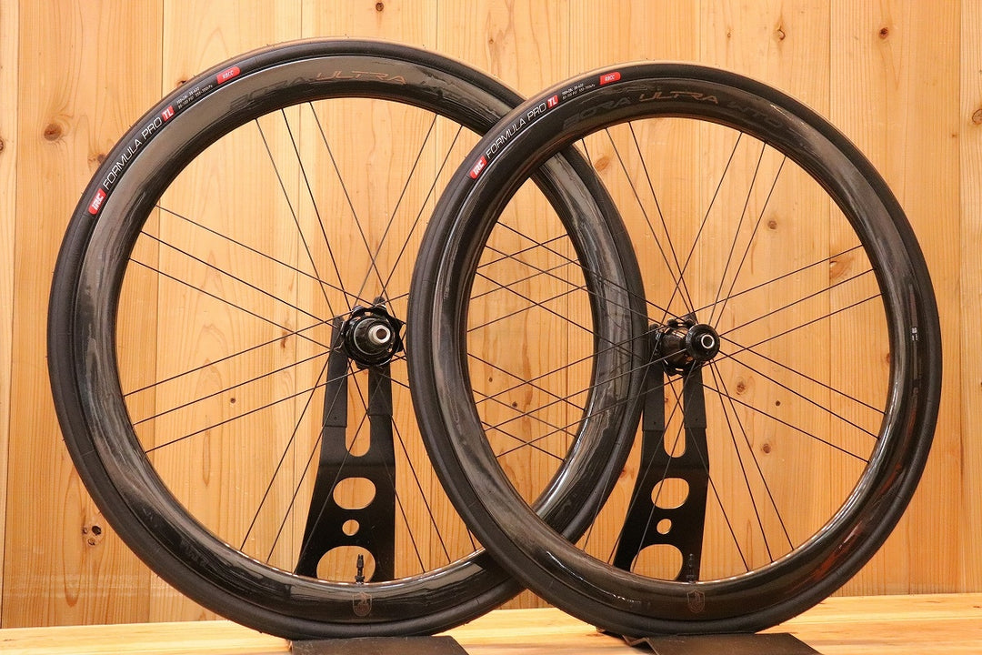 カンパニョーロ CAMPAGNOLO ボーラ BORA ULTRA WTO 45 DB カーボン チューブレスレディ ホイールセット シマノ 11S/12S 19C 【芦屋店】