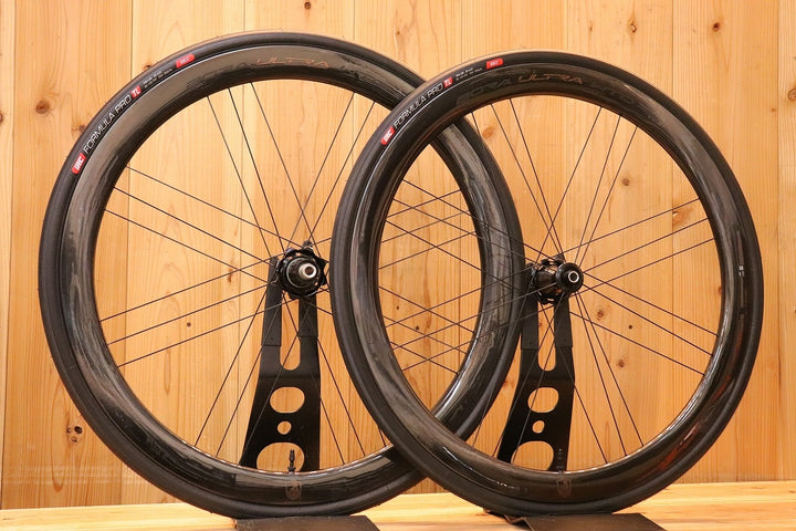 カンパニョーロ CAMPAGNOLO ボーラ BORA ULTRA WTO 45 DB カーボン チューブレスレディ ホイールセット シマノ 11S/12S 19C 【芦屋店】