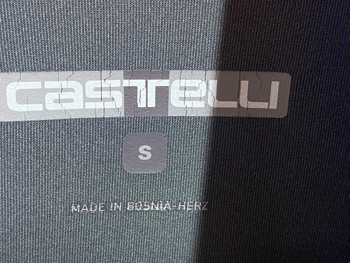KO899 カステリ CASTELLI 長袖 サイクルジャージ 青 S GORE WINDSTOPPER