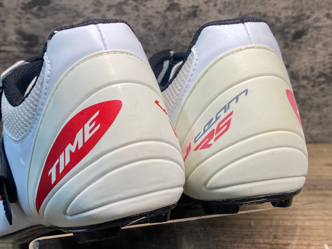 JR518 タイム TIME ULTEAM RS CARBON ビンディングシューズ 白 EU42
