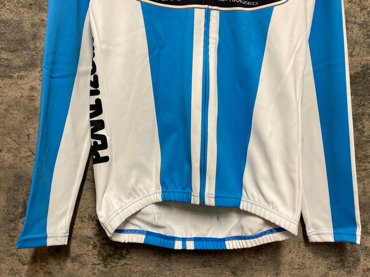 KF345 パールイズミ PEARL iZUMi 長袖 サイクルジャケット 水色 M 裏起毛 THERMODRESS