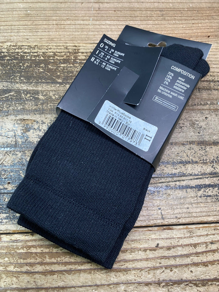 JQ189 アソス assos winterPlusSocks サイクルソックス 黒 2