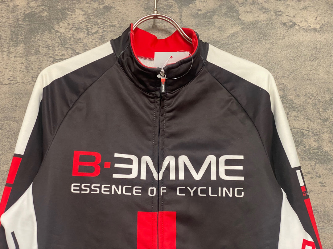 JW993 ビエンメ BEMME 長袖 サイクルジャージ 黒 M 裏起毛