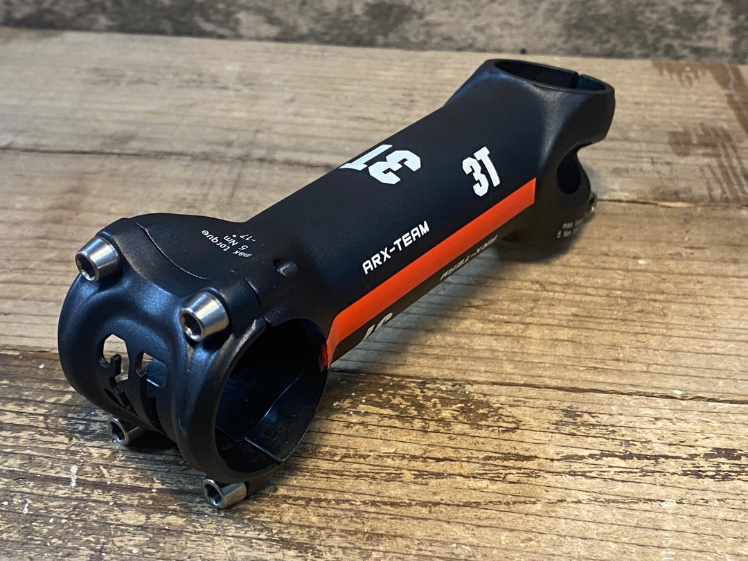 JL017 3T ARX-TEAM アルミ ステム 黒 赤 110mm Φ31.8 OS -17°