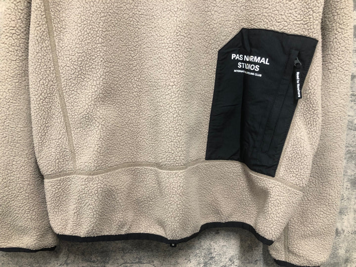 JD963 パスノーマルスタジオ PAS NORMAL STUDIOS Beige Escapism Jacjket 長袖 ボアジャケット サイクルジャケット 薄茶 S 裏起毛