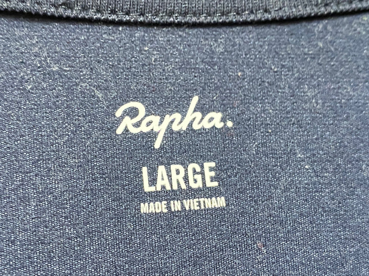 JP293 ラファ Rapha CORE LONG SLEEVE JERSEY 長袖 サイクルジャージ 黒 L 裏起毛