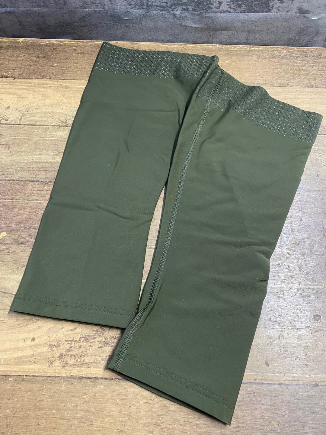 KA586 パスノーマルスタジオ PAS NORMAL STUDIOS CONTROL KNEE WARMER ニーウォマー オリーブ L 裏起毛