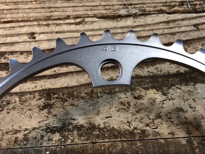 JY163 シマノ SHIMANO デュラエース DURA-ACE チェーンリング 厚歯 46T njs
