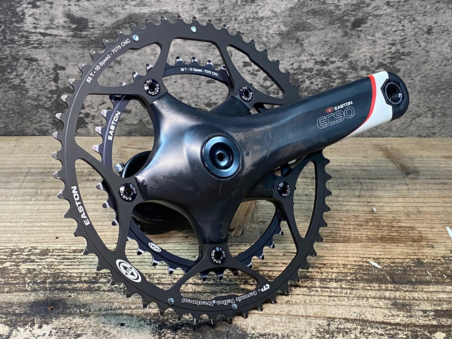 JG580 イーストン EASTON EC90 CARBON CRANK クランクセット 53/39T