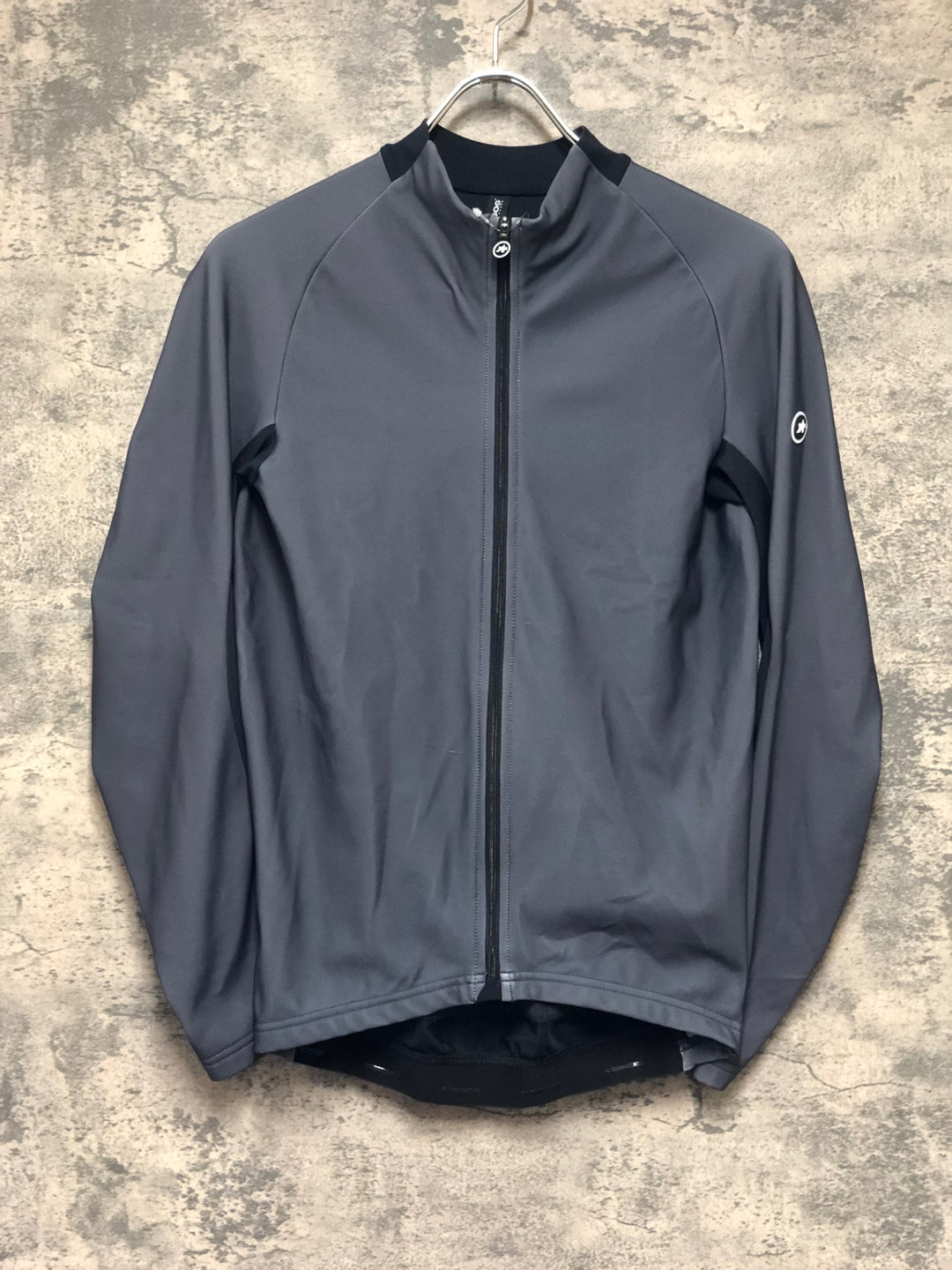 KO082 アソス assos MILLE GT spring fall long sleeve jersey 長袖 サイクルジャージ 黒グレー S 裏起毛