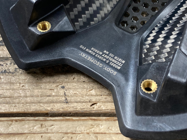 JS890 スペシャライズド SPECIALIZED S-WORKS ROMIN EVO MIRROR サドル 黒 幅155mm カーボンレール