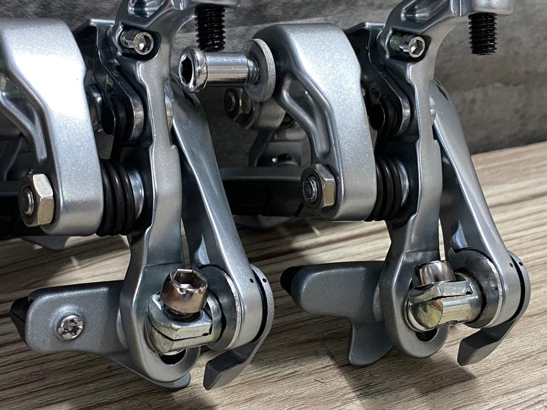 KQ617 シマノ SHIMANO 105 BR-5800 キャリパーブレーキ シルバー 前後セット