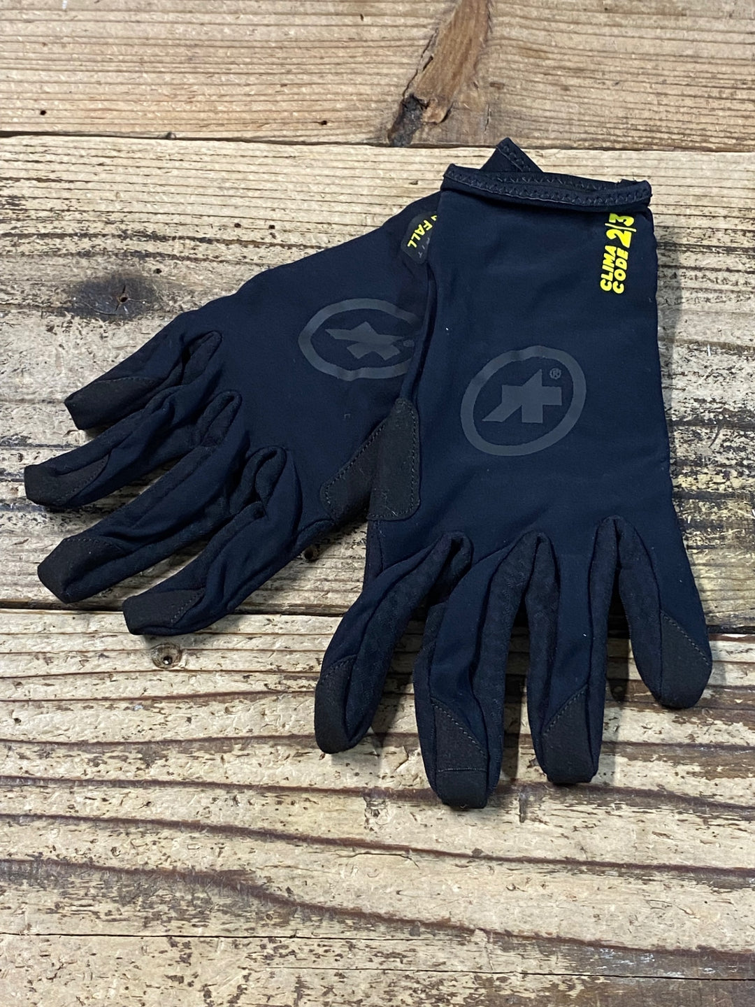 JW794 アソス assos SPRING FALL GLOVES EVO 長指 グローブ 黒 S