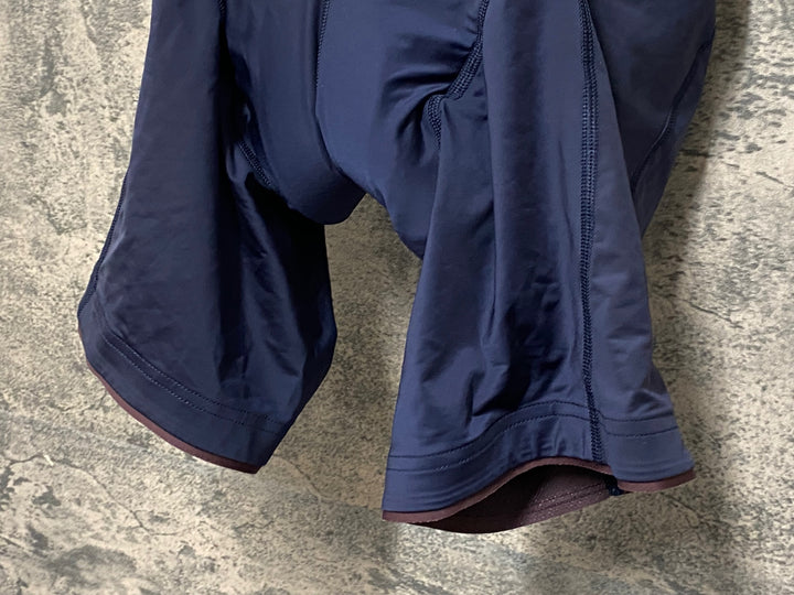 KE792 ラファ Rapha CLASSIC FLYWEIGHT BIB SHORTS SHORT ビブショーツ ネイビー M ※肩紐接着部剥がれのためジャンク