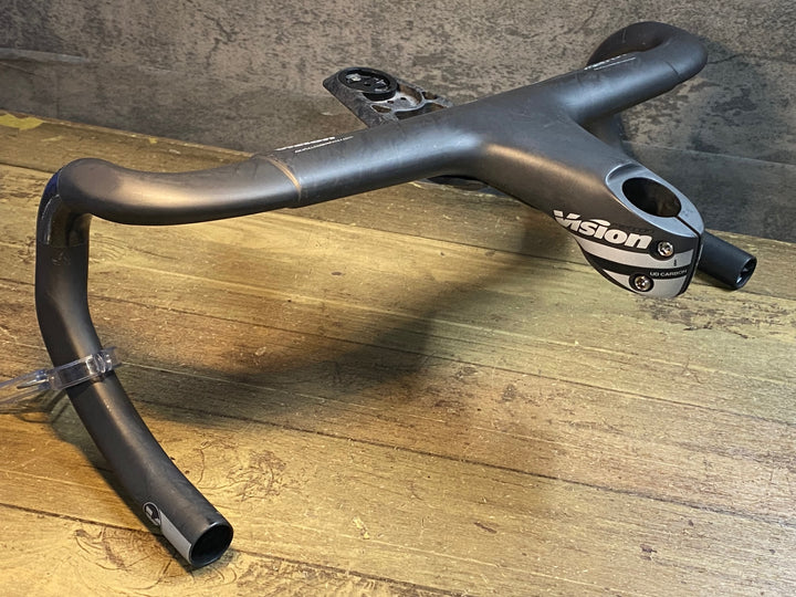 JI196 ビジョン VISION Metron 6D Integrated ビジョン カーボン ドロップハンドル ステム一体型 100mm ブラケット下部C-C420mm