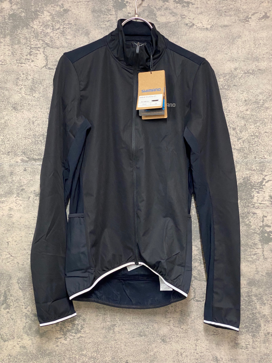 JY873 シマノ SHIMANO 長袖 サイクルジャージ 黒 M 裏起毛