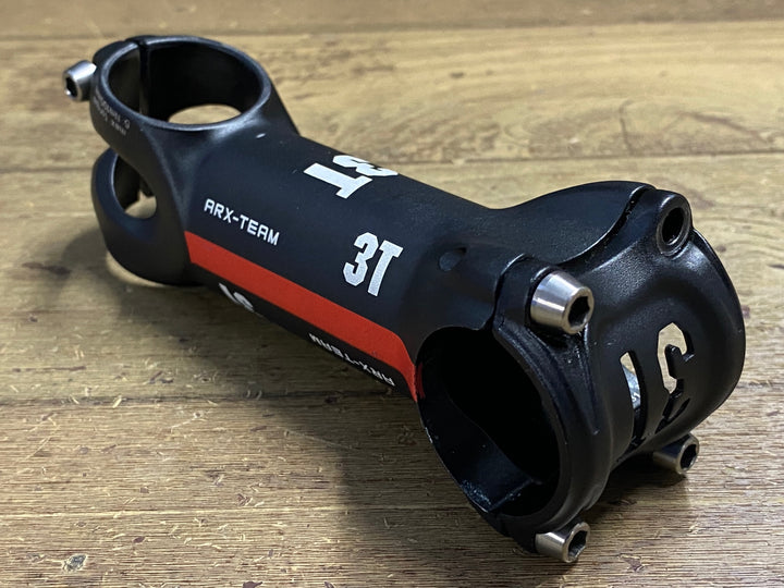 KQ922 3T ARX-TEAM アルミ ステム 100mm 17° Φ31.8 黒 ※ステムボルト1個欠品