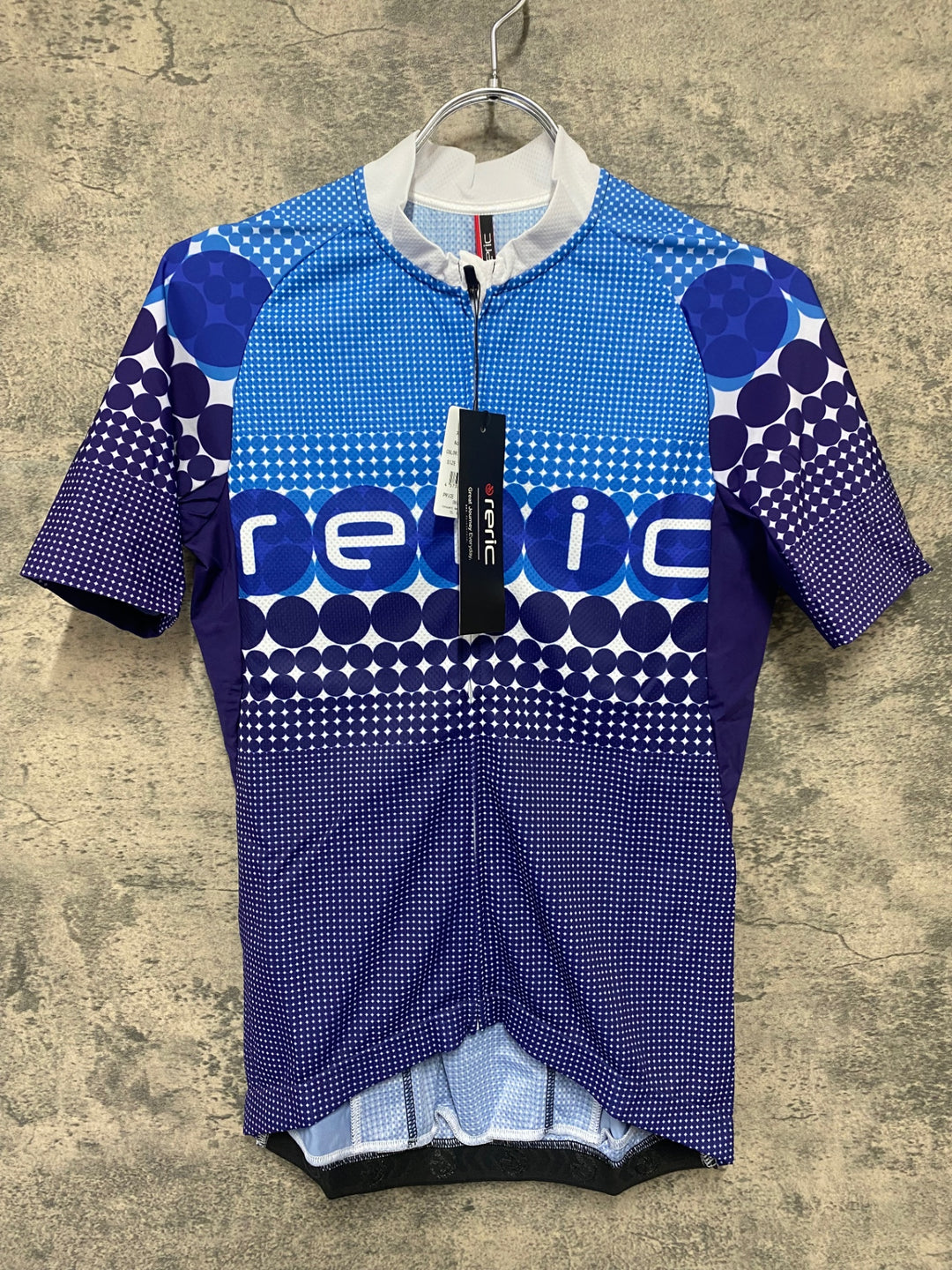 JV972 レリック reric Porca Standerd Jersey 半袖サイクルジャージ 青 M
