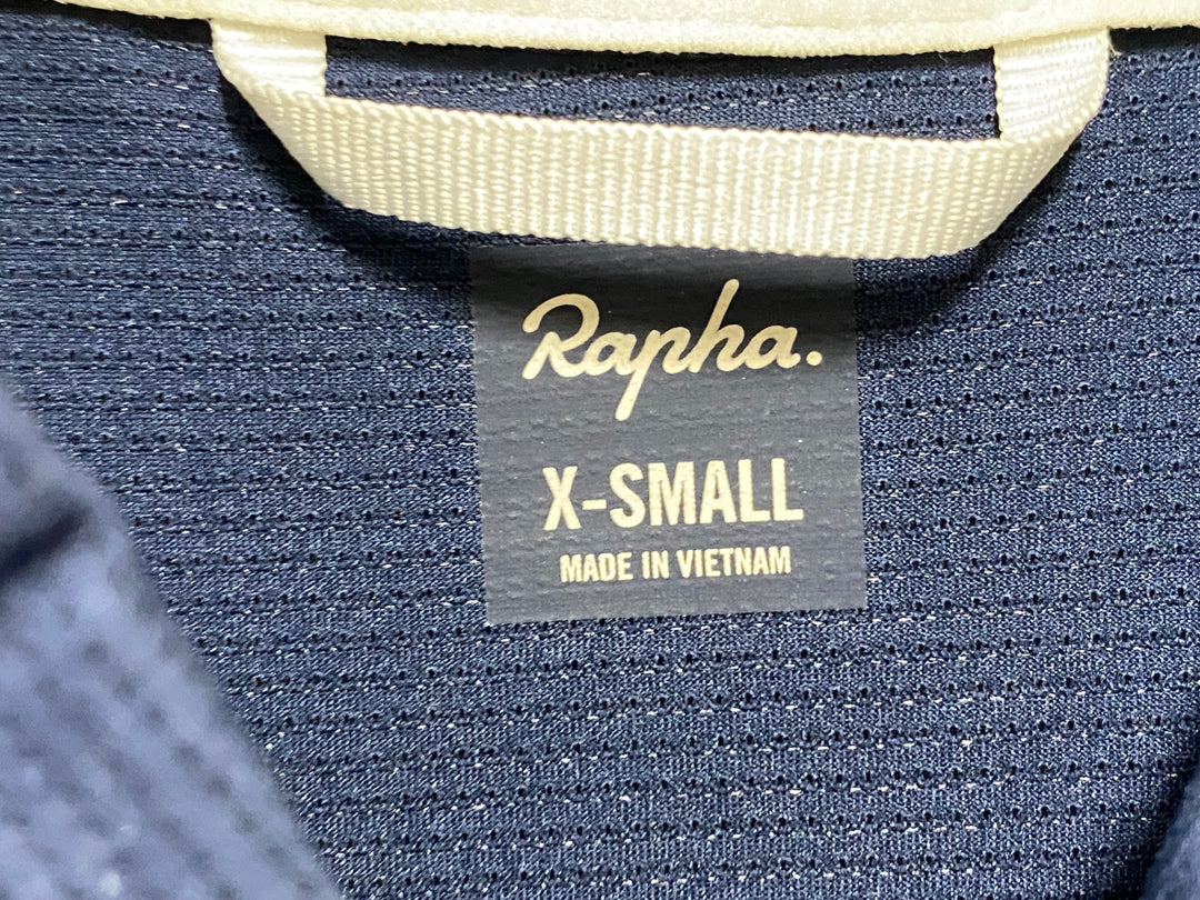 KJ277 ラファ Rapha CLASSIC FLYWEIGHT JERSEY 半袖 サイクルジャージ 青 XS