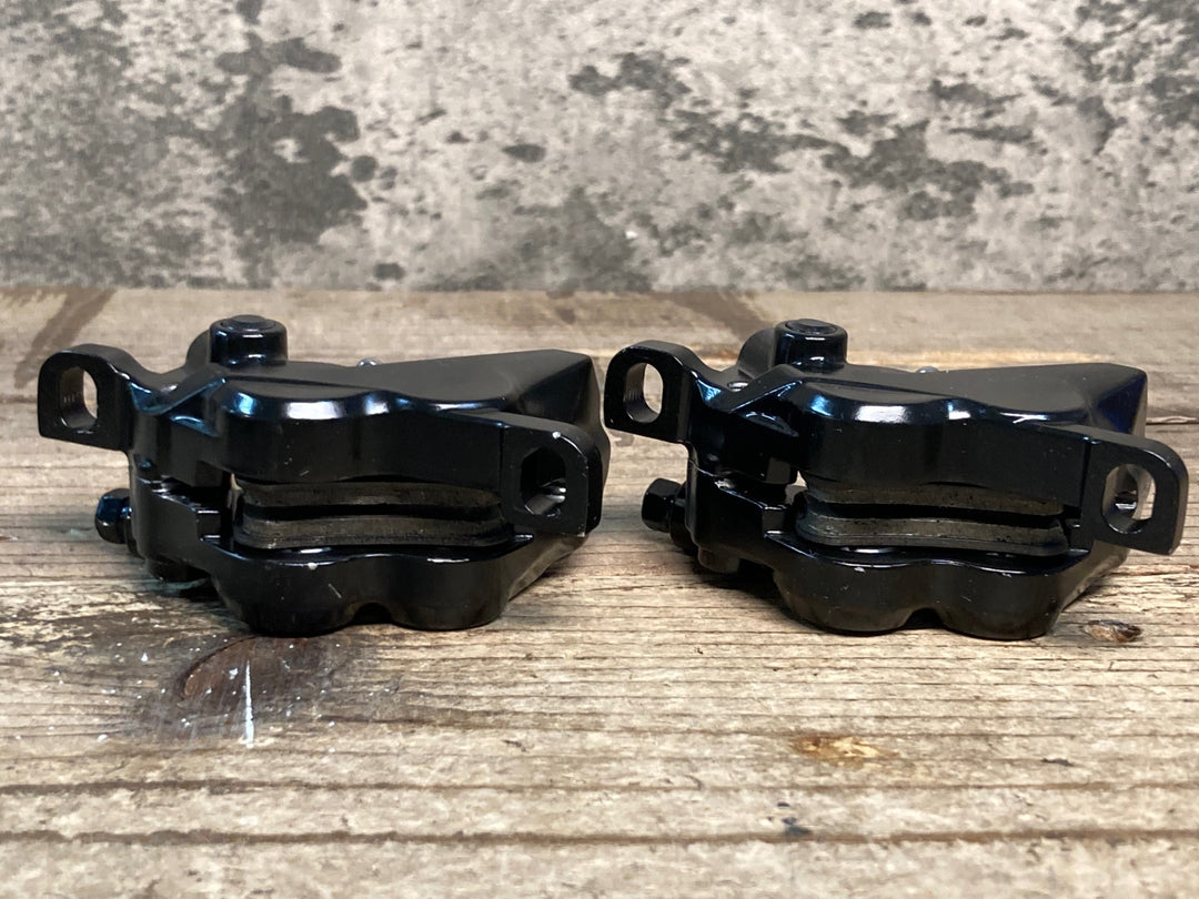JH746 シマノ SHIMANO BL-M4100 ブレーキレバー BR-MT420 ブレーキキャリパーセット