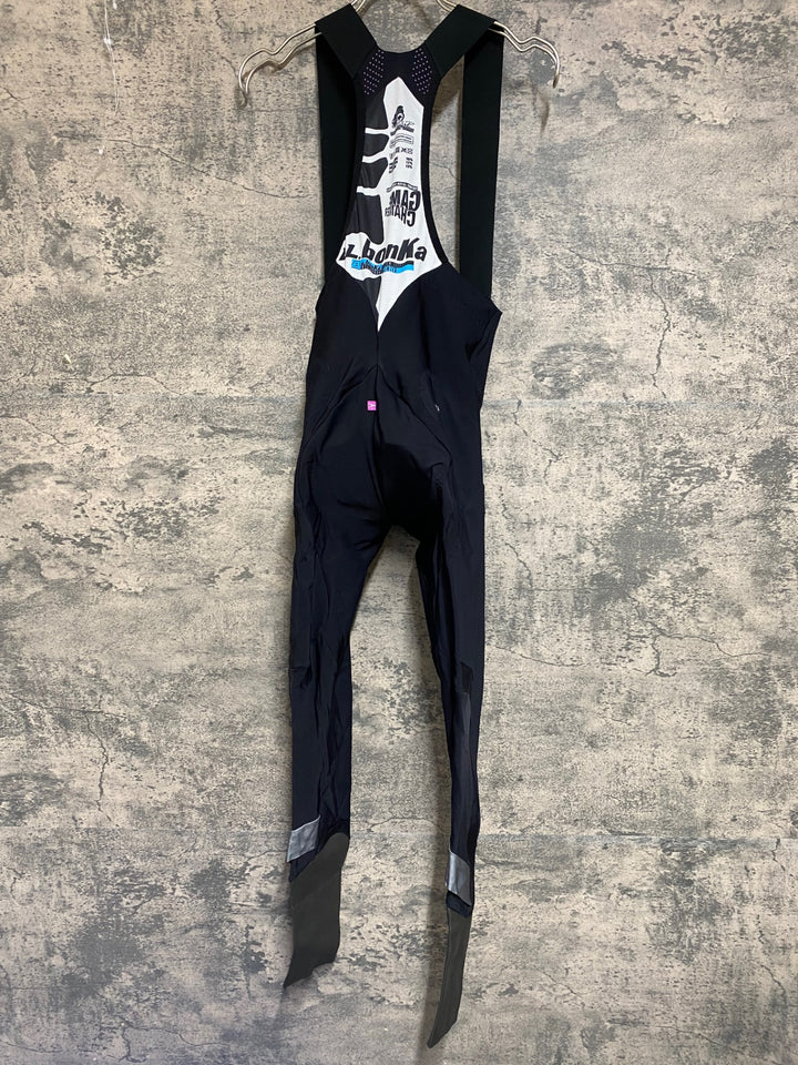 JP392 アソス ASSOS MILLE LL.bonKa 4.4 WINTER ビブタイツ 黒 S 裏起毛