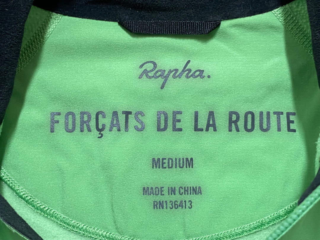 JQ226 ラファ Rapha PRO TEAM JACKET 長袖 サイクルジャケット グリーン M 裏起毛