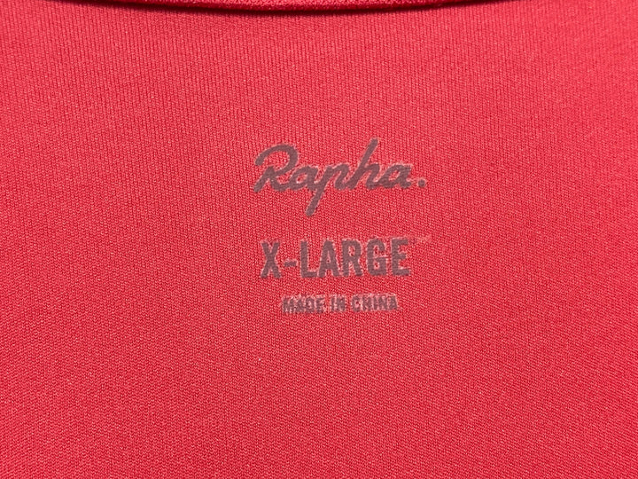 JP266 ラファ Rapha MEN'S SHORT SLEEVE CORE JERSEY 半袖 サイクルジャージ 赤 XL