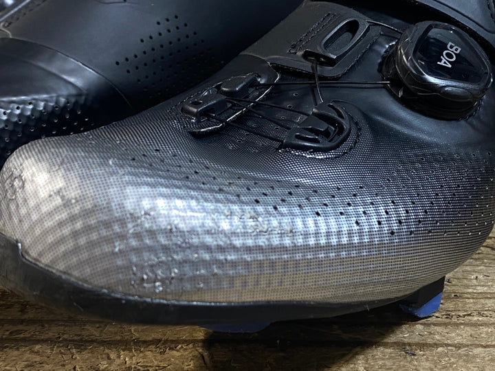 KB511 シマノ SHIMANO RC7 SH-RC702 ビンディングシューズ シルバー 黒 EU43.5 WIDE SPD-SL