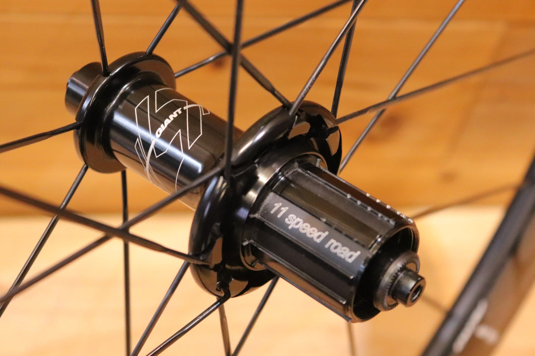 ジャイアント GIANT SLR 1 AERO RIM シマノ 11S/12S 17C カーボン チューブレス ロードバイク ホイールセット 【広島店】