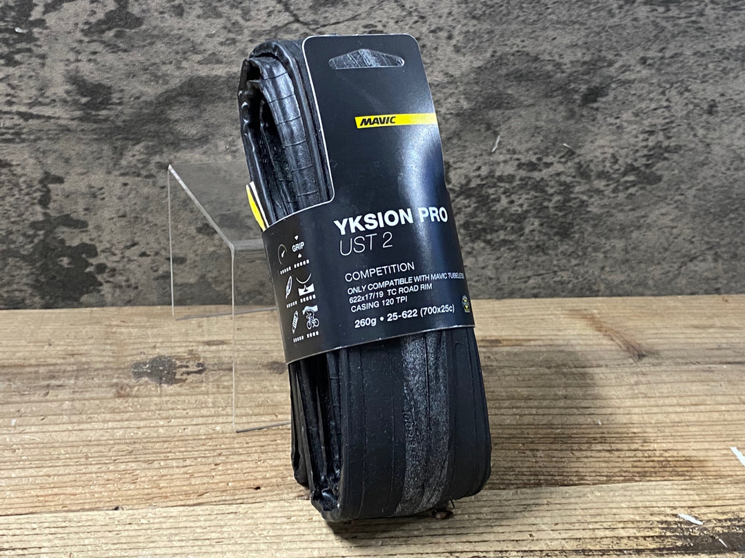 KA662 マヴィック MAVIC YKSION PRO UST 2 チューブレスタイヤ 700x25C 1本