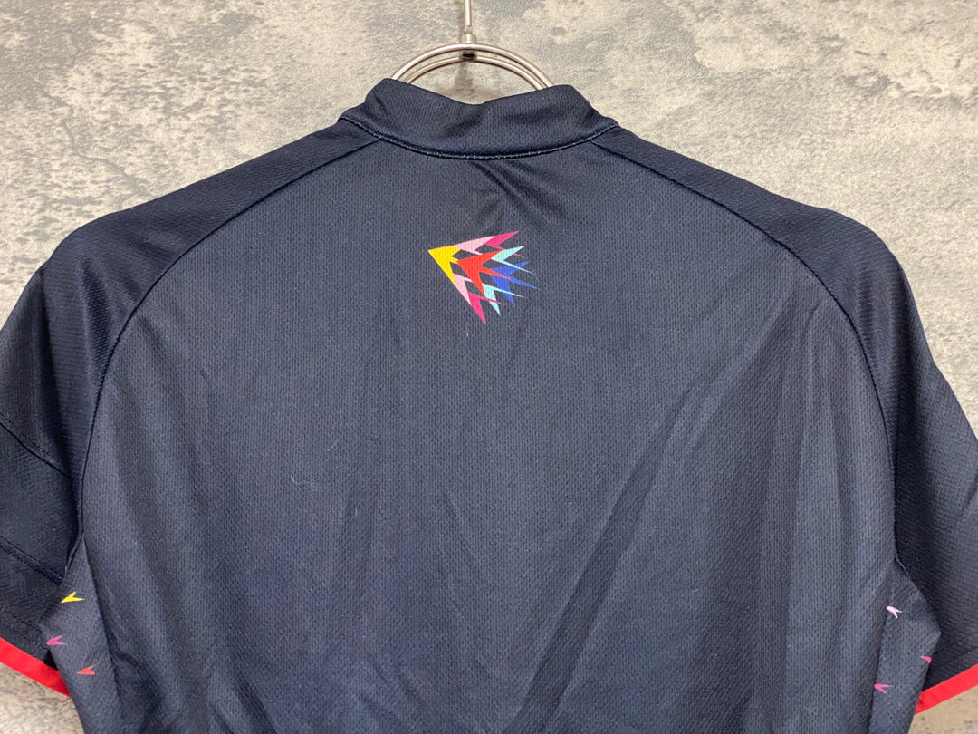 JX643 ラファ Rapha TEMPEST JERSEY 半袖 サイクルジャージ 紺 レディーズ S