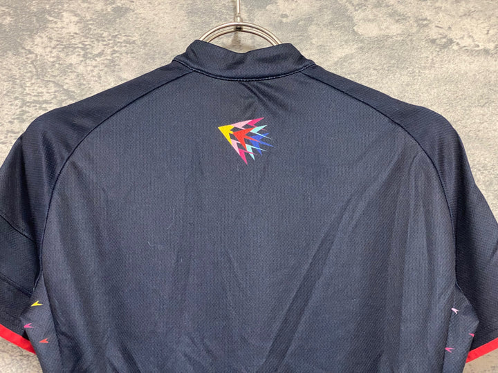 JX643 ラファ Rapha TEMPEST JERSEY 半袖 サイクルジャージ 紺 レディーズ S