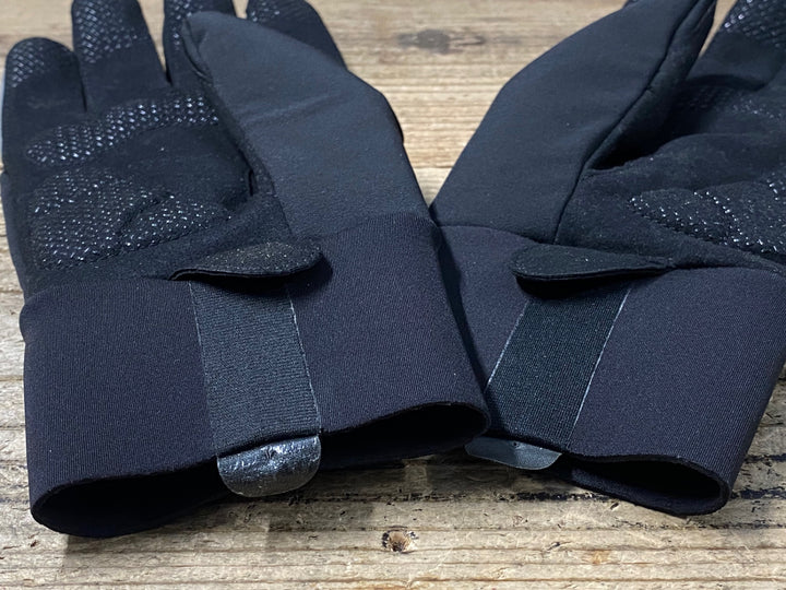 KQ175 アソス ASSOS CLIMA CODE 3/3 ULTRAZ WINTER GLOVE 長指 グローブ 黒 M 裏起毛