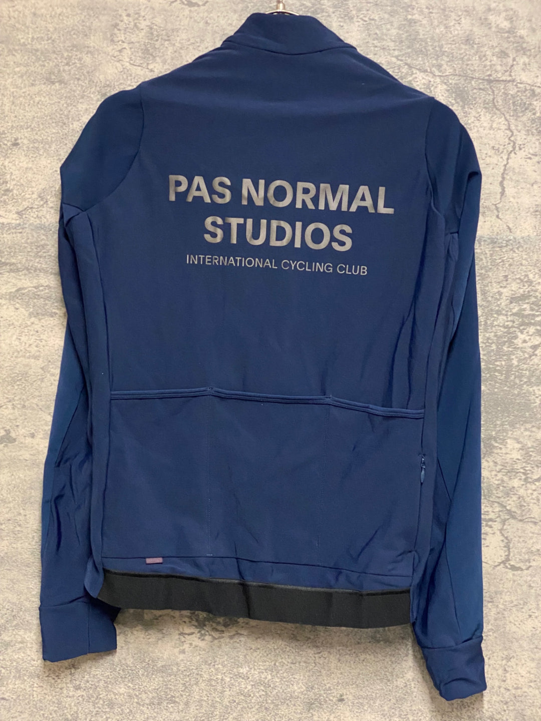 KA510 パスノーマルスタジオ PAS NORMAL STUDIOS CONTROL HEAVY JERSEY 長袖 サイクルジャージ 濃紺 M 裏起毛