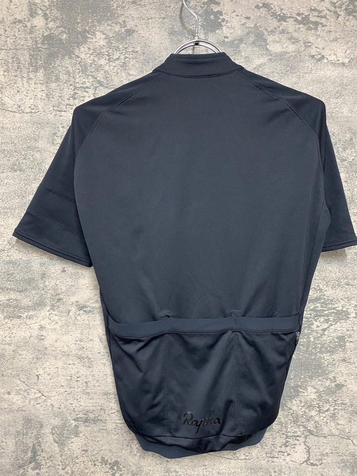 JT010 ラファ Rapha MEN'S SHORT SLEEVE CORE JERSEY 半袖サイクルジャージ 黒 S