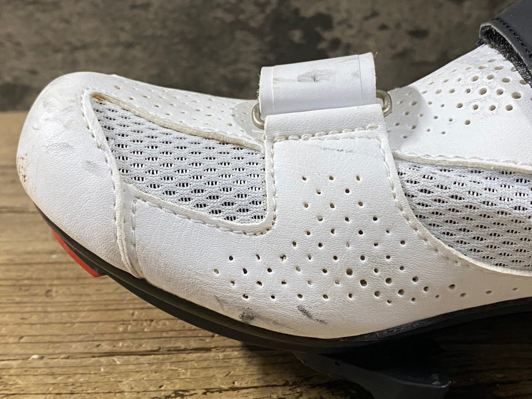 KK362 ジロ GIRO INCITER TRI ビンディングシューズ 白 3穴 EU39