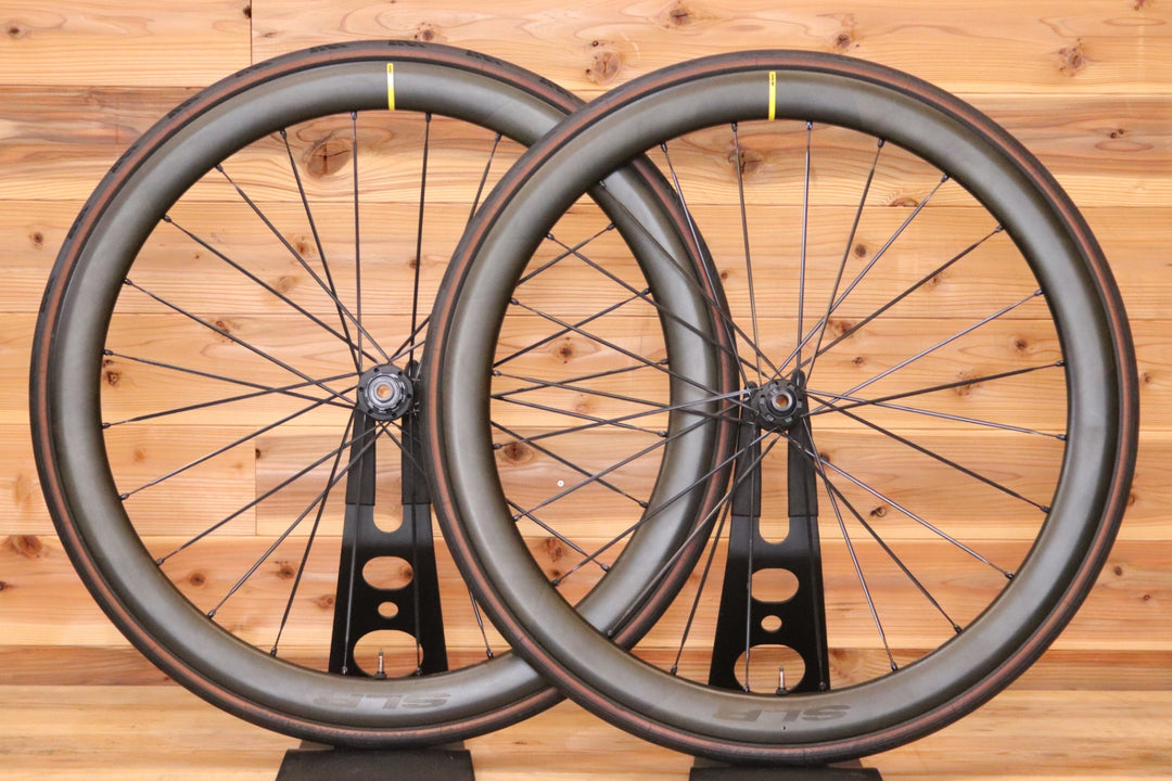マヴィック MAVIC コスミック COSMIC SLR 45 DISC シマノ 11S/12S 19C カーボン チューブレスレディ ホイールセット 【広島店】