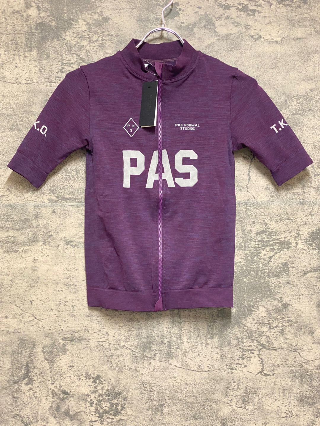 KK166 パスノーマルスタジオ PAS NORMAL STUDIOS T.K.O KNIT JERSEY 半袖 サイクルジャージ SMサイズ ニット