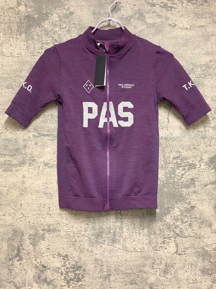 KK166 パスノーマルスタジオ PAS NORMAL STUDIOS T.K.O KNIT JERSEY 半袖 サイクルジャージ SMサイズ ニット