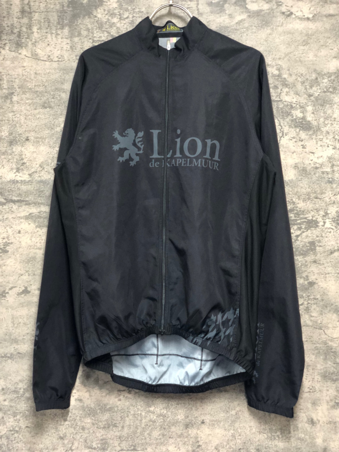 KK707 リオンドカペルミュール Lion de KAPELMUUR 長袖 ウィンドブレーカー 黒 L