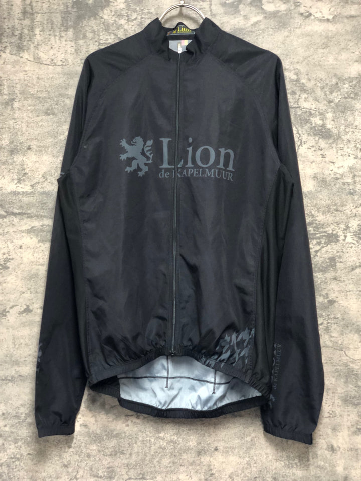 KK707 リオンドカペルミュール Lion de KAPELMUUR 長袖 ウィンドブレーカー 黒 L