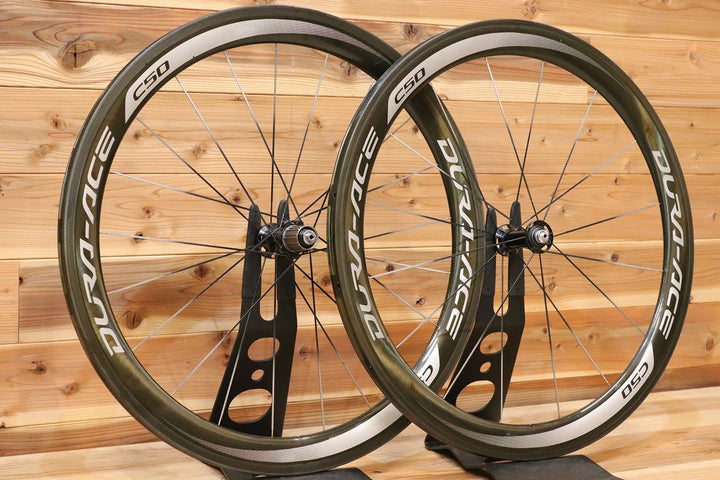 シマノ SHIMANO デュラエース DURA-ACE WH-9000-C50-TU シマノ 11S/12S カーボン チューブラー ロードバイク ホイールセット 【広島店】