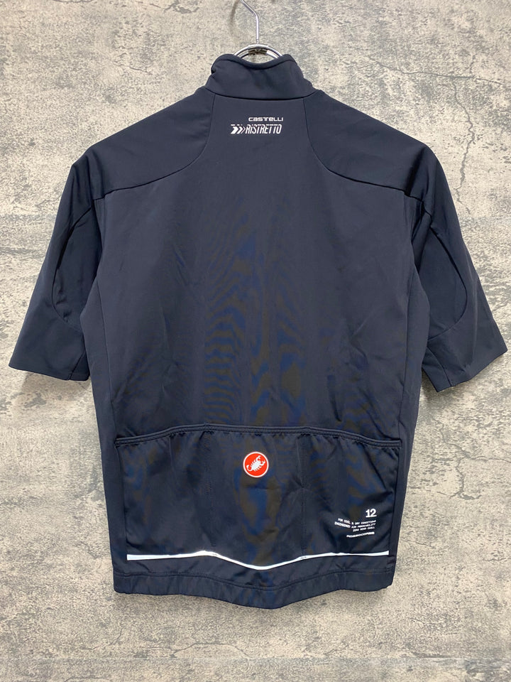 JT652 カステリ CASTELLI DO.DI.CI. SHORT SLEEVE JACKET 半袖 サイクルジャージ 黒 M
